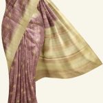 Lavender Semi Tussar Silk Saree K0217100101 5 Saree