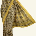 Light Mustard Green Modal Cotton Silk Saree K0208021201 5 Saree