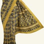 Light Mustard Green Modern Silk Cotton Saree K0208021203 5 Saree