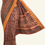 Maroon Modal Cotton Silk Saree K0195041614 5 Saree