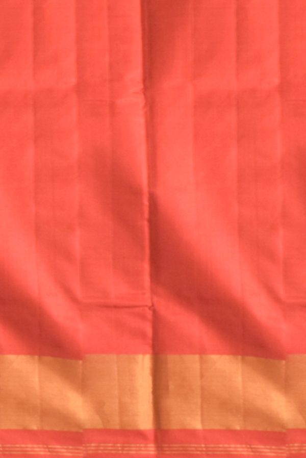 Maroon and Red Handloom Patola Silk Saree K0151020101 2 Blouse