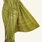Parrot Green Lightweight Tussar Silk Saree K0226011009 5 Saree
