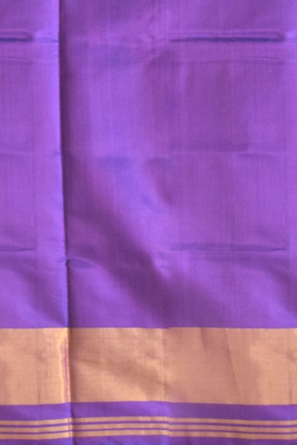 Purple Patola Silk Saree with Self Border K0104010403 2 Blouse