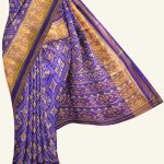 Purple Patola Silk Saree with Self Border K0104010403 5 Saree