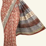 Reddish Maroon Modern Silk Saree K0208051004 5 Saree