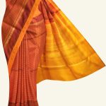 Rustic Light Mustard Handloom Silk Cotton Saree K0183130201 5 Saree