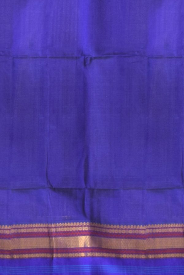 Sky Blue Handloom Silk Cotton Saree K0212021009 2 Blouse