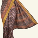 Wine Modal Cotton Silk Saree K0195041607 5 Saree
